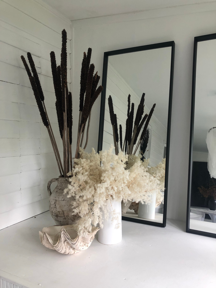 Dry Flowers by the Mirrors 