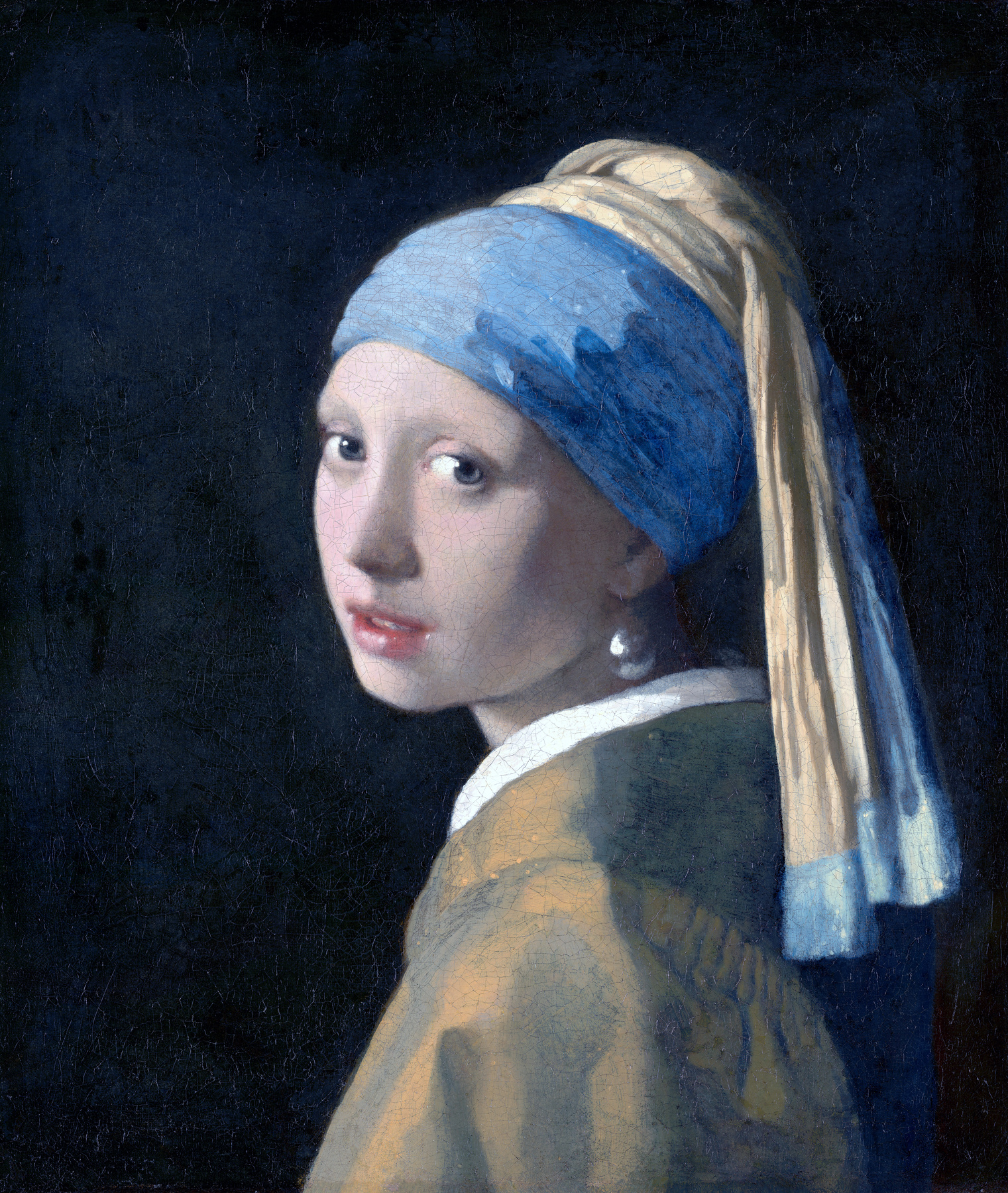 Girl with a Pearl Earring. Courtesy of Mauritshuis, Europeana